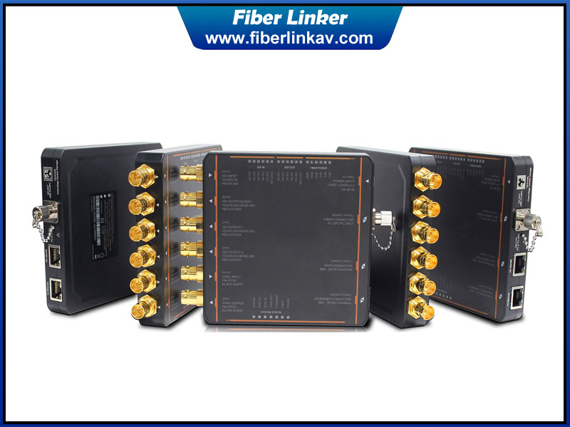 Multiple Functional 4K Broadcast Camera Link 12G-SDI FIber Optic Extender