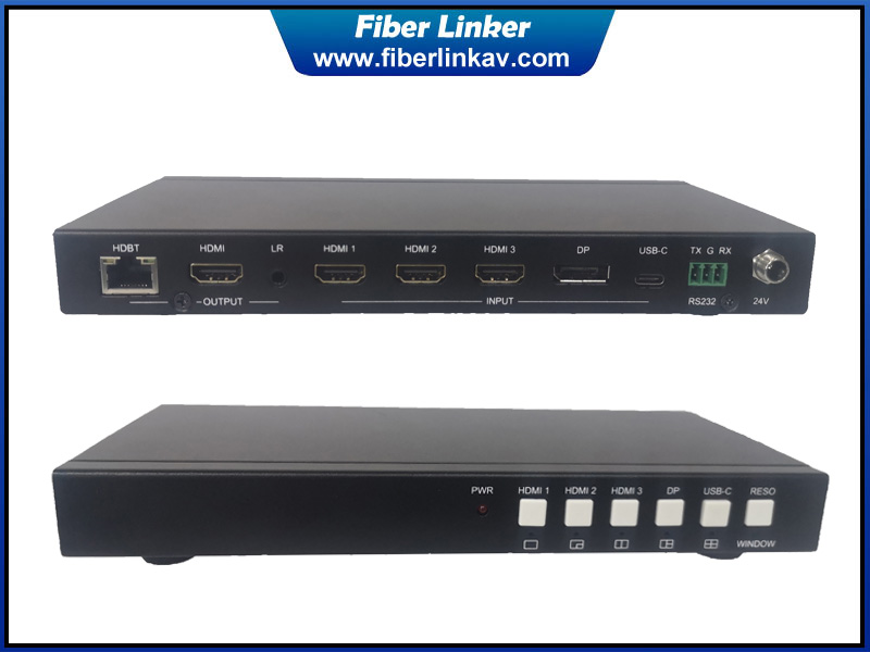 Seamless UHD 4K@60Hz HDMI DP Video Switcher With Multiview Function