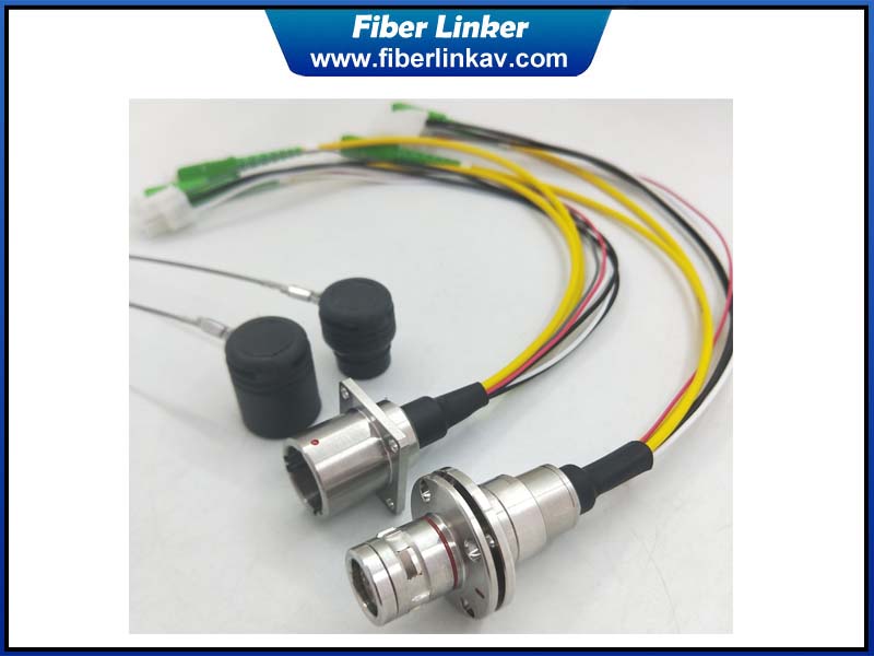 LEMO Belden Compatible FXW to Fiber and Copper Cable Assembly 