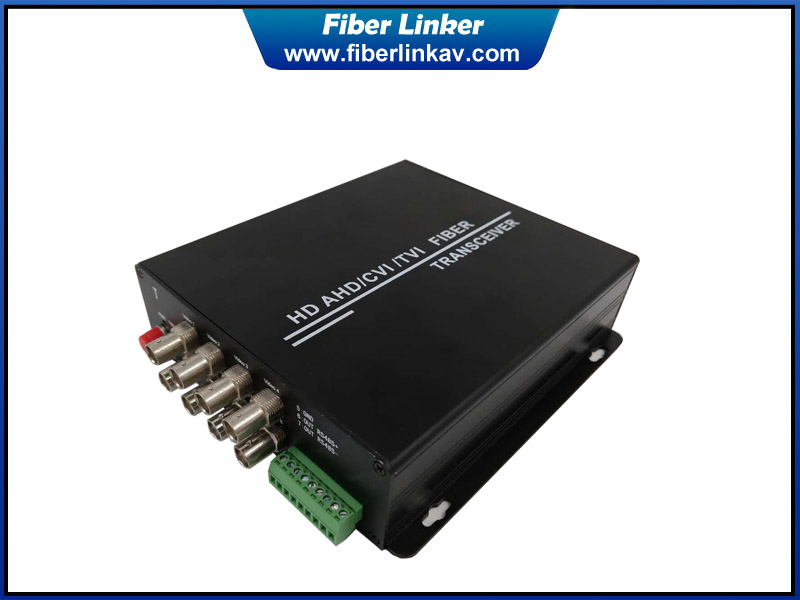 1080P 8 channel TVI AHD Fiber Converter 