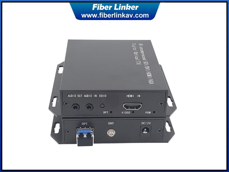 1080P HDMI Fiber Optic Extender with External Audio