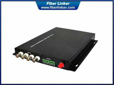 Camera Link 2-ch HD-SDI Fiber Converter over single core optical network