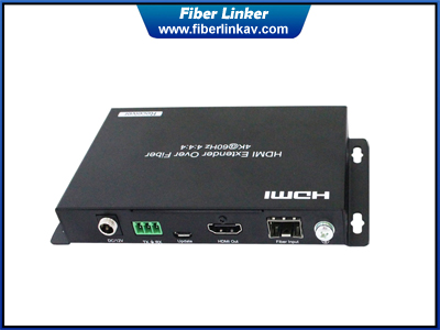 4K@60Hz HDMI Fiber Optic Extender with RS232