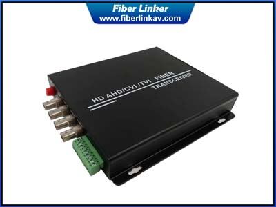 2MPX 4 channel AHD CVI TVI Fiber Converter 