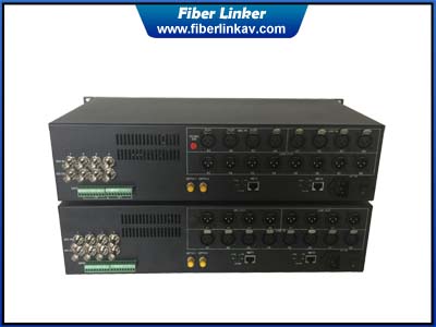 Two-way 3G-SDI Fiber Optic Extender with Phantom, Line, Data, Ethernet