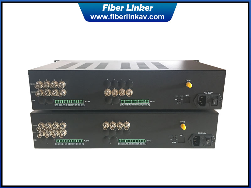 Multiple Two Way 3G-SDI Fiber Extender over single optic cable