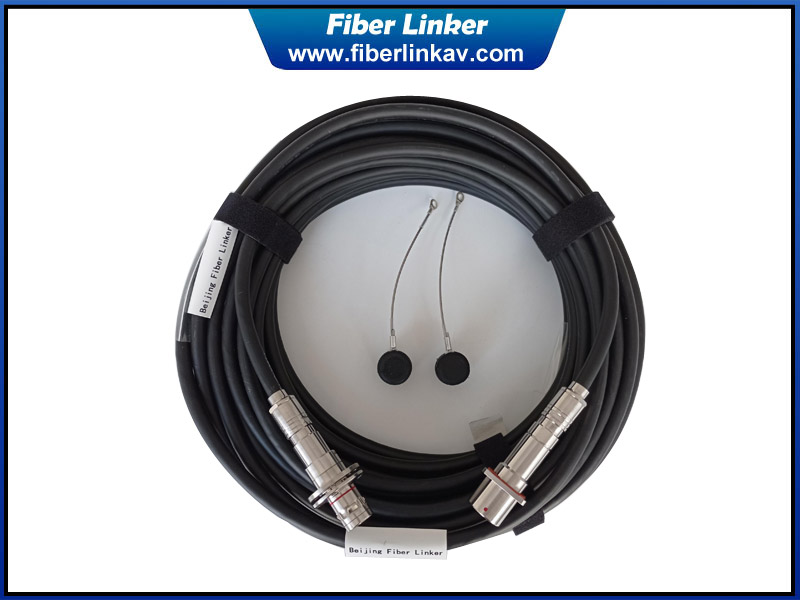 30M FMW to PBW HDTV SMPTE Camera Hybrid Fiber Cable