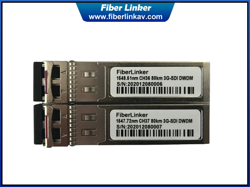 3Gb BIDI DWDM SFP Optical Transceiver Module for SD/HD/3G-SDI